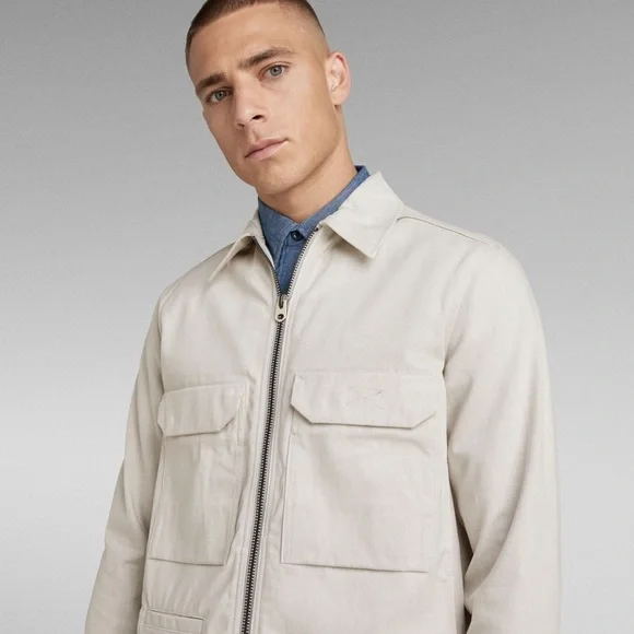 G-Star Raw Zip Overshirt Jacket Size XL NWT